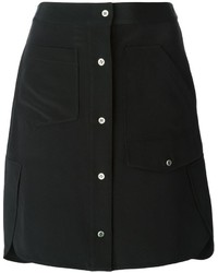 Черная юбка на пуговицах от Alexander Wang