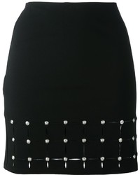 Черная юбка с шипами от Versus