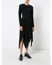 Черная юбка со складками от Proenza Schouler