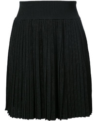 Черная юбка со складками от Balmain