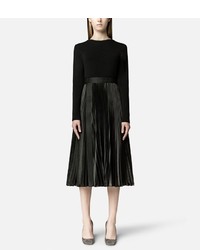 Черная юбка со складками от Christopher Kane