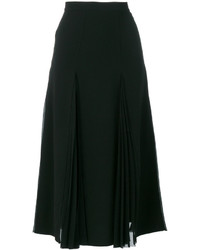 Черная юбка со складками от Ermanno Scervino