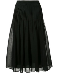 Черная юбка со складками от Fabiana Filippi