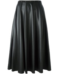 Черная юбка со складками от Giamba