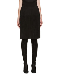 Черная юбка со складками от Givenchy