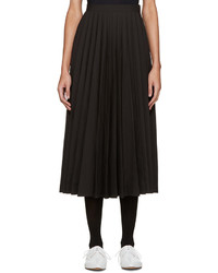 Черная юбка со складками от Junya Watanabe