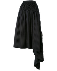 Черная юбка со складками от Marni