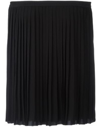 Черная юбка со складками от MM6 MAISON MARGIELA