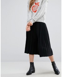 Черная юбка со складками от YMC