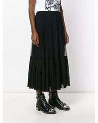 Черная юбка со складками от Twin-Set