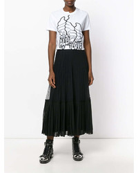 Черная юбка со складками от Twin-Set