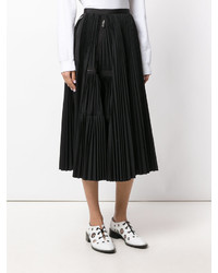 Черная юбка со складками от Sacai