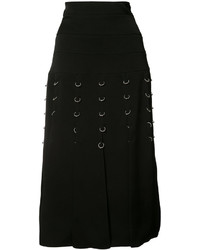 Черная юбка со складками от Prabal Gurung