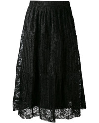 Черная юбка со складками от See by Chloe