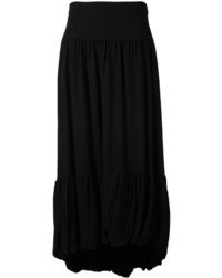 Черная юбка со складками от Sonia Rykiel