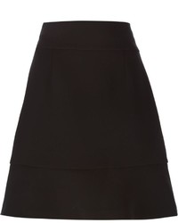 Черная юбка-трапеция от RED Valentino