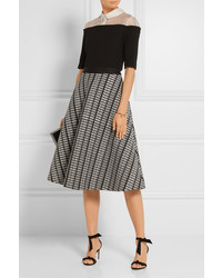 Черная юбка от Lela Rose