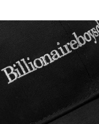 Мужская черно-белая бейсболка с принтом от Billionaire Boys Club