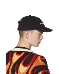 Мужская черно-белая бейсболка от Palm Angels