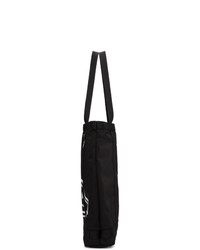 Мужская черно-белая большая сумка из плотной ткани с принтом от Ps By Paul Smith