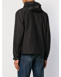 Мужская черно-белая ветровка с принтом от Moncler