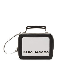 Черно-белая кожаная сумка через плечо от Marc Jacobs