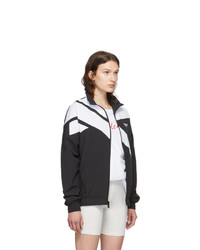 Женская черно-белая куртка-пуховик от Reebok Classics