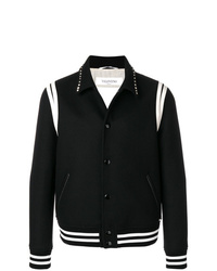 Мужская черно-белая куртка-рубашка от Valentino