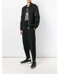 Мужская черно-белая майка с принтом от Ktz