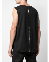 Мужская черно-белая майка с принтом от Haculla