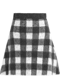 Черно-белая мини-юбка в клетку от Balenciaga