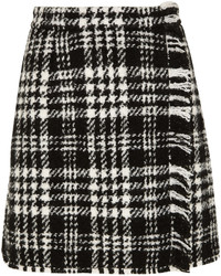 Черно-белая мини-юбка в шотландскую клетку от Dolce & Gabbana
