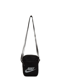 Черно-белая сумка через плечо из плотной ткани от Nike