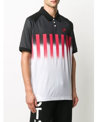 Мужская черно-белая футболка-поло от Nike