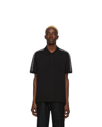 Мужская черно-белая футболка-поло от Givenchy