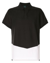 Мужская черно-белая футболка-поло от Kent & Curwen