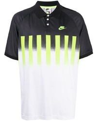 Мужская черно-белая футболка-поло от Nike