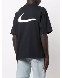 Мужская черно-белая футболка с круглым вырезом в горошек от Nike X Off-White