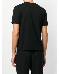 Мужская черно-белая футболка с круглым вырезом с принтом от Undercover