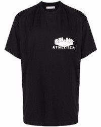 Мужская черно-белая футболка с круглым вырезом с принтом от BEL-AIR ATHLETICS