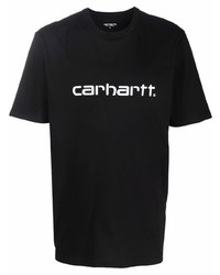 Мужская черно-белая футболка с круглым вырезом с принтом от Carhartt WIP