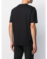 Мужская черно-белая футболка с круглым вырезом с принтом от McQ Alexander McQueen
