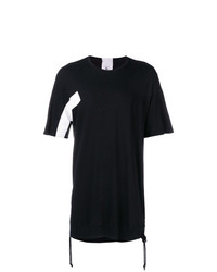 Мужская черно-белая футболка с круглым вырезом с принтом от Lost & Found Rooms