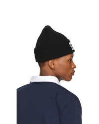 Мужская черно-белая шапка с принтом от Noah NYC