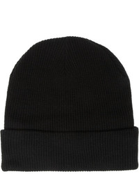 Женская черно-белая шапка с принтом от Karl Lagerfeld