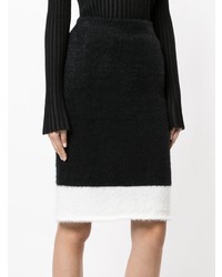 Черно-белая юбка-миди от Loveless