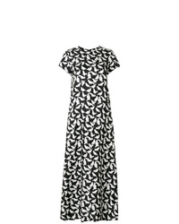 Черно-белое вечернее платье с принтом от La Doublej