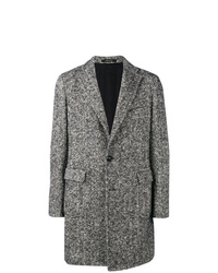 Черно-белое длинное пальто от Tagliatore