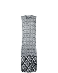 Черно-белое платье-миди с принтом от Comme Des Garçons Vintage