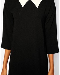 Черно-белое платье прямого кроя от Vero Moda